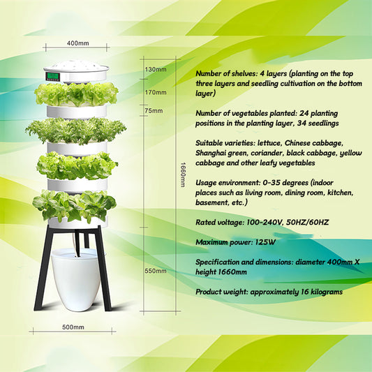 Soil-free cultivation planting machine | Hydroponic cultivation | Multi-layer intelligent with lighting