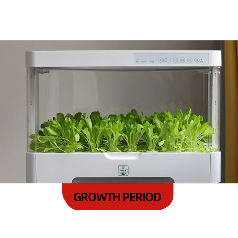 Smart indoor hydroponic garden | Equipped with LED growth lights | 30 planting spots