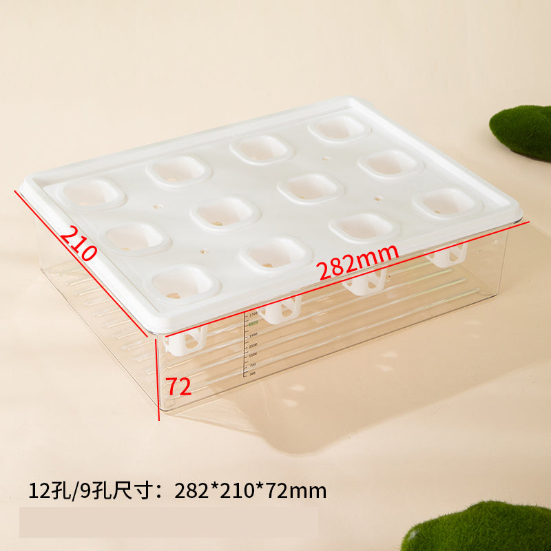 Hydroponic planting system | Simple hydroponics | Transparent | 9-hole | 12-hole
