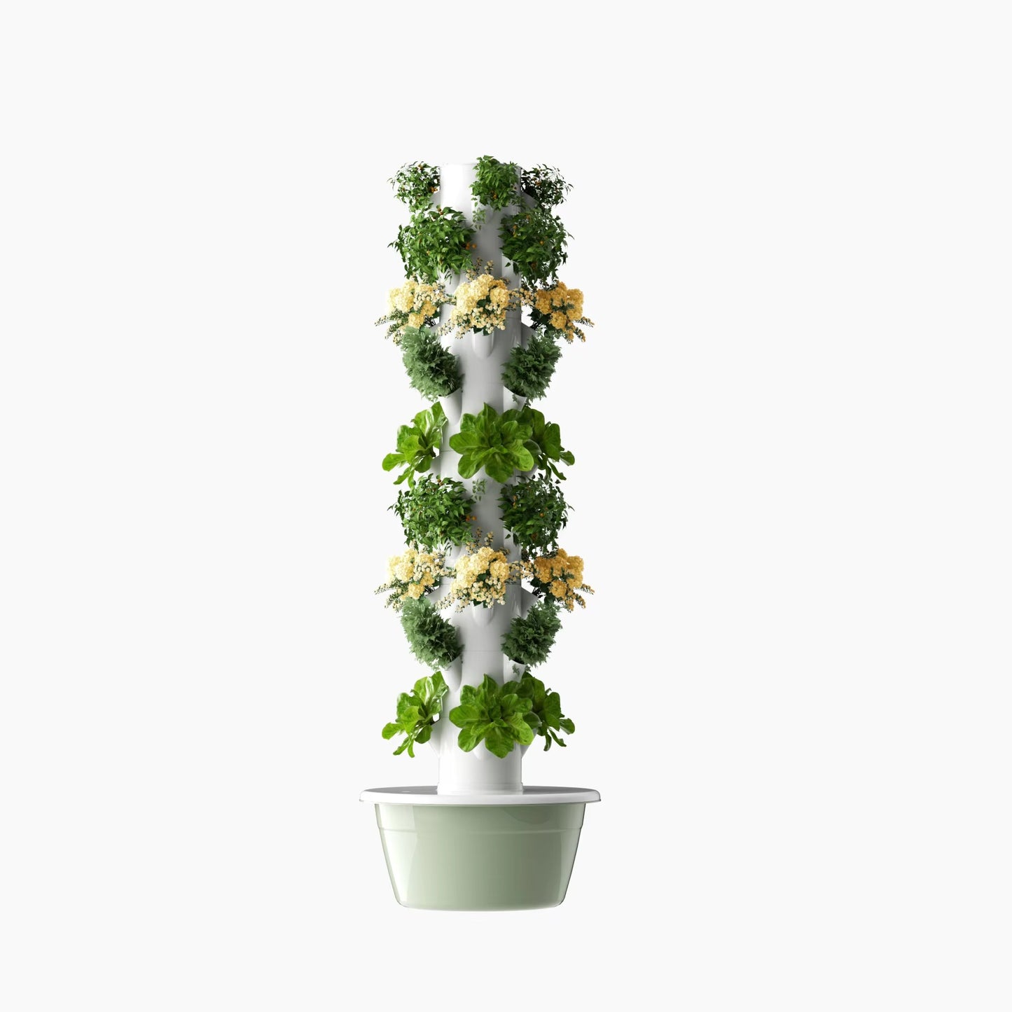 9-Tier Hydroponic System - Vertical Herb Garden for Indoor Planting