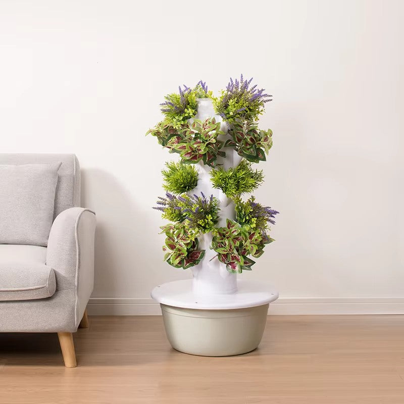 9-Tier Hydroponic System - Vertical Herb Garden for Indoor Planting