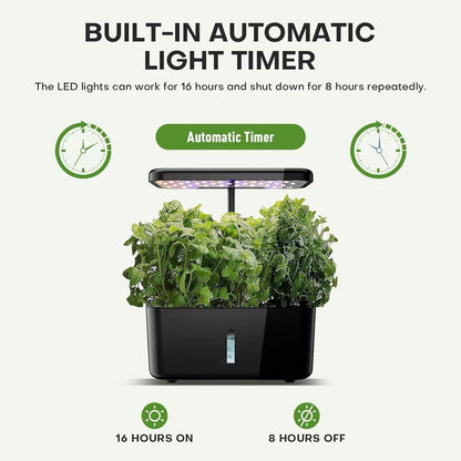 Smart hydroponic planting machine | Home planting | Full-spectrum light supplement lamp | 8 holes