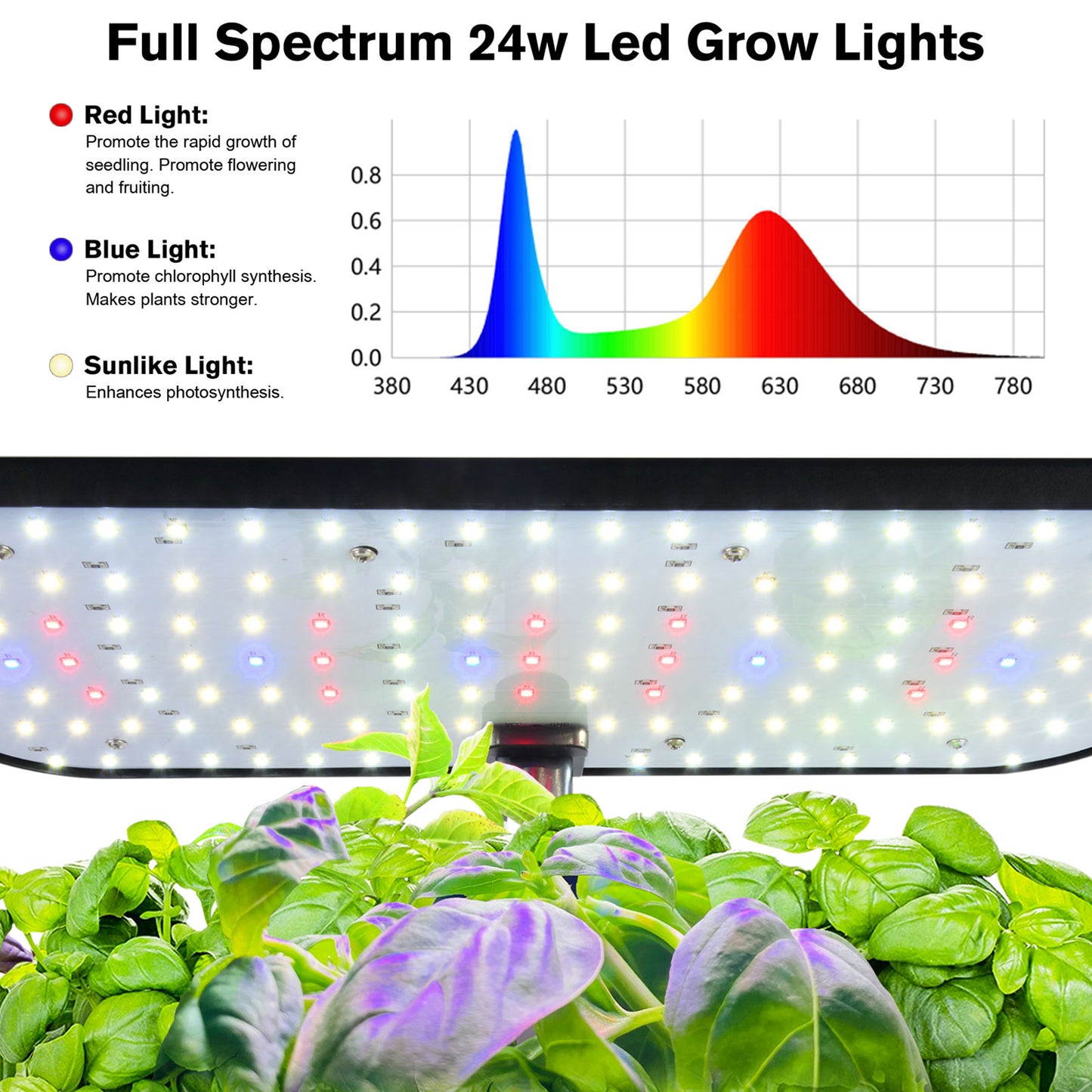 Smart Desktop Hydroponic System | 12 Pod Indoor Garden with LED Grow Light