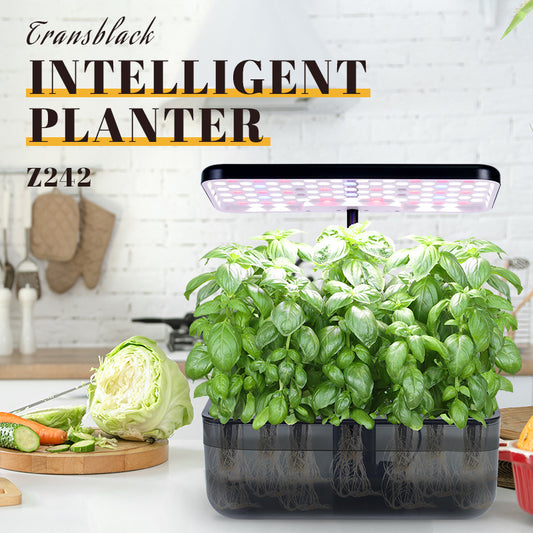 Desktop hydroponic planting machine with lights