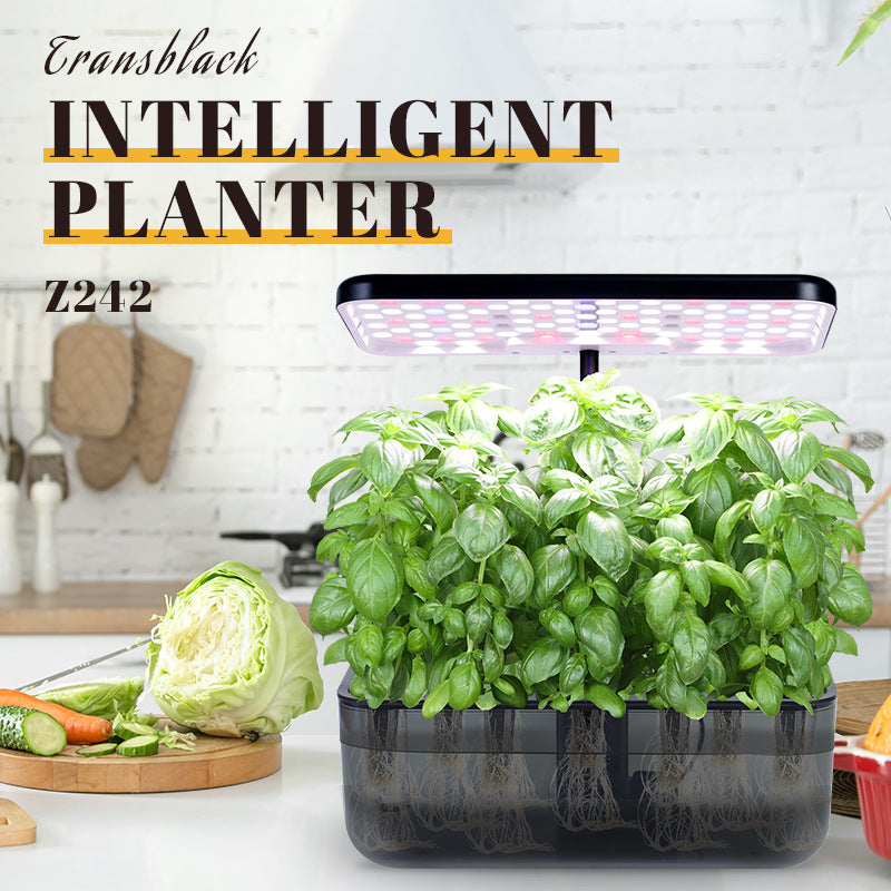 Desktop hydroponic planting machine with lights