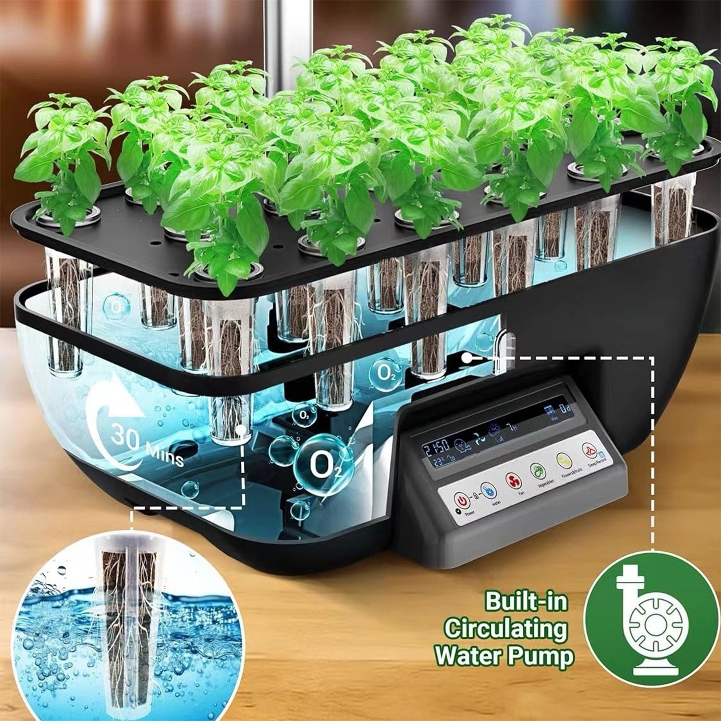 Smart Indoor Hydroponic Garden | Fully Automated Vegetable Growing System for Home Use | vvcultivate