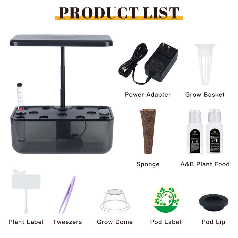 Accessories for hydroponic planting machine