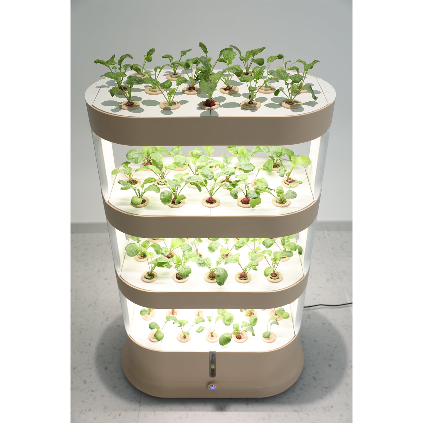 Smart Indoor Vertical Hydroponic Garden with LED Grow Light