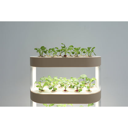 Smart Indoor Vertical Hydroponic Garden with LED Grow Light